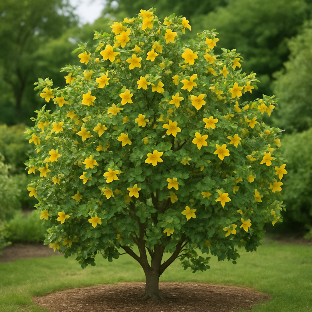 Arbre aux papillons, Fremondodendron – - Arbre aux papillons, Fremondodendron -