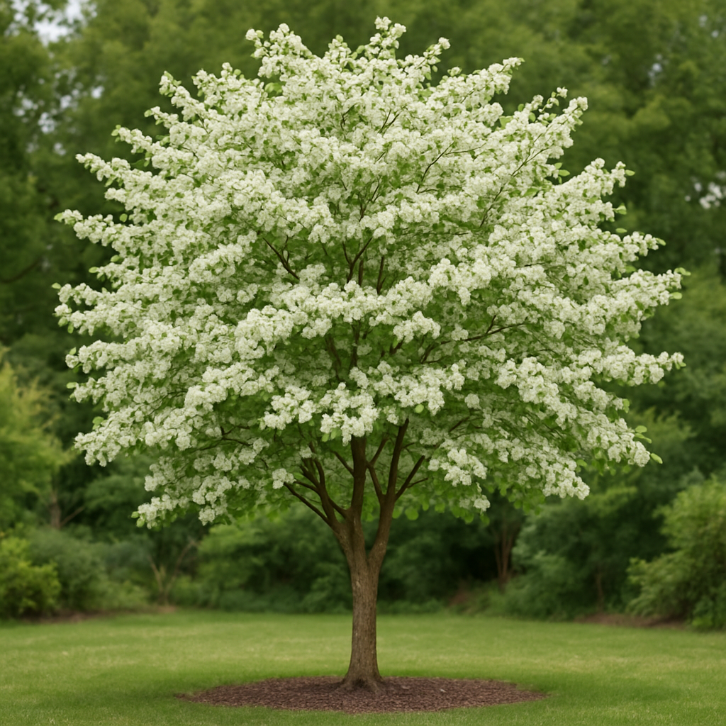 Arbre de Judée blanc, Cercis Cercis siliquastrum alba - Arbre de Judée blanc, Cercis Cercis siliquastrum alba