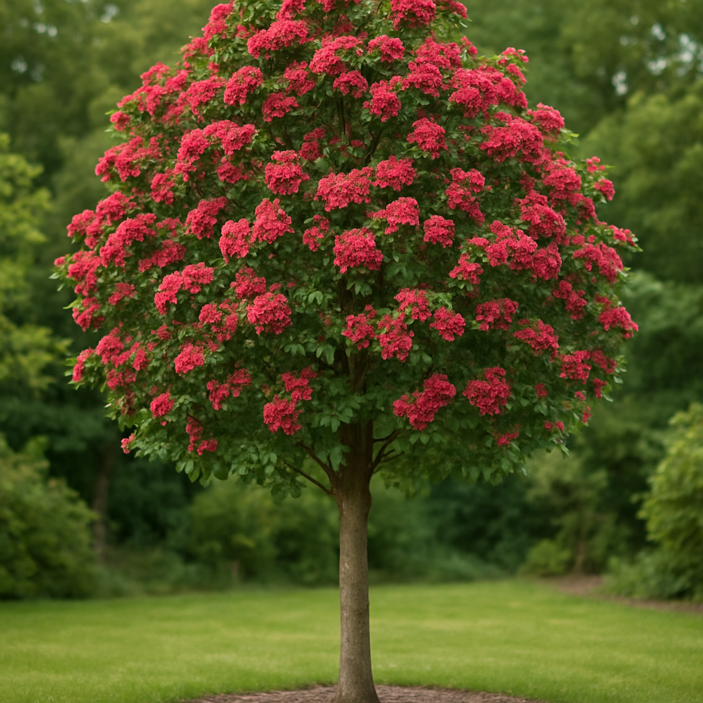 Aubépine ornementale, Crataegus Crataegus Carrieri / laevigata Pauls Scarlet / stricta - Aubépine ornementale, Crataegus Crataegus Carrieri / laevigata Pauls ...