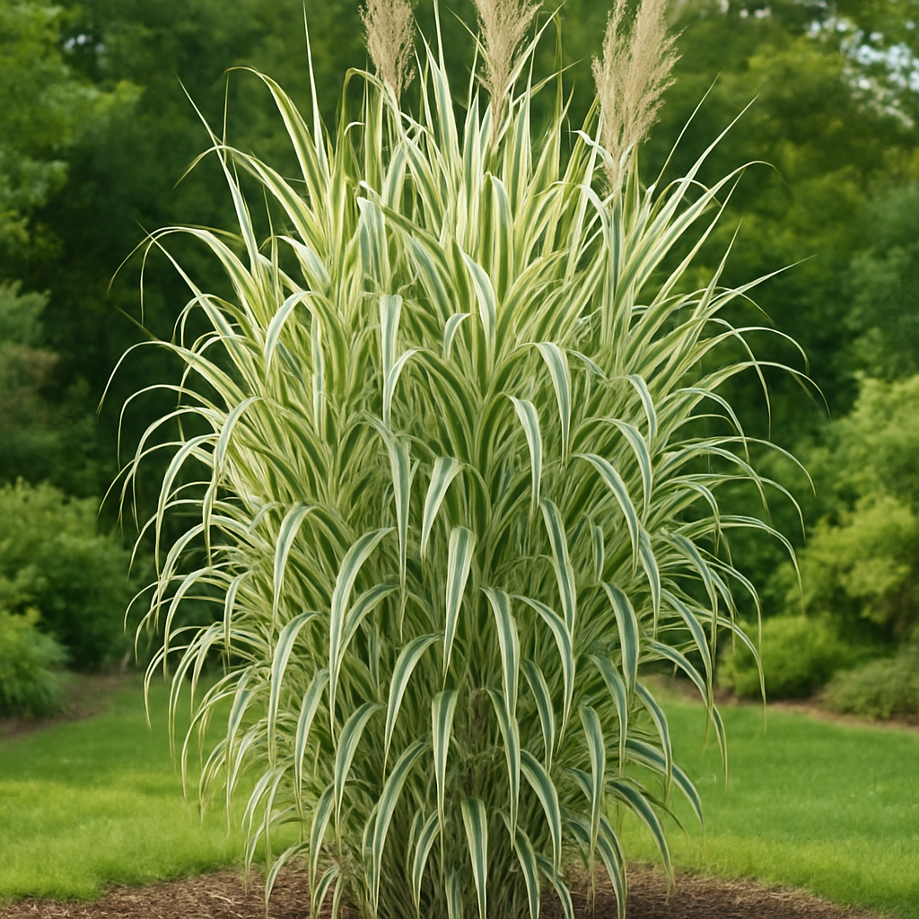 Canne panachée, Arundo Donax Variegata - Canne panachée, Arundo Donax Variegata