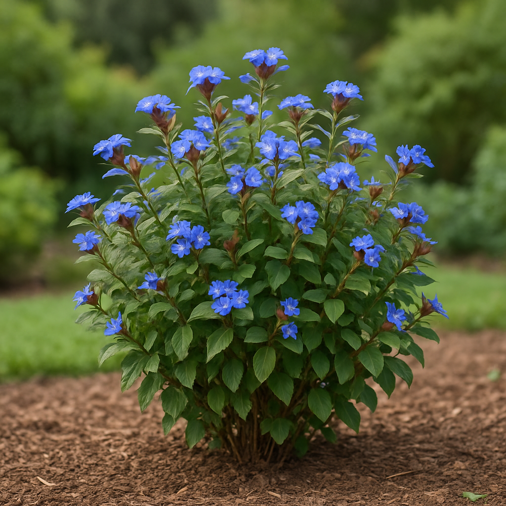 Dentelaire de Chine, Ceratostigma Ceratostigma plumbaginoides - Dentelaire de Chine, Ceratostigma Ceratostigma plumbaginoides