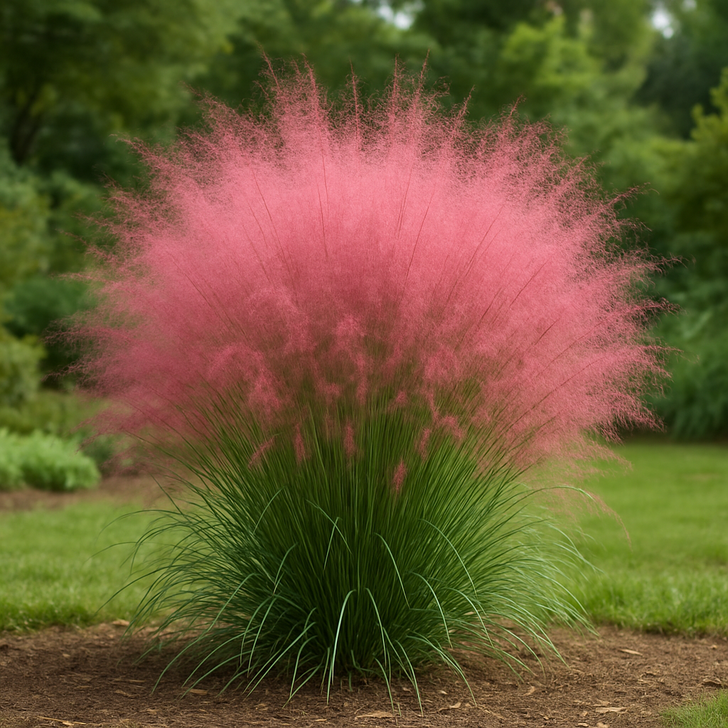 Herbe rose, Muhlenbergia Capillaris - Herbe rose, Muhlenbergia Capillaris