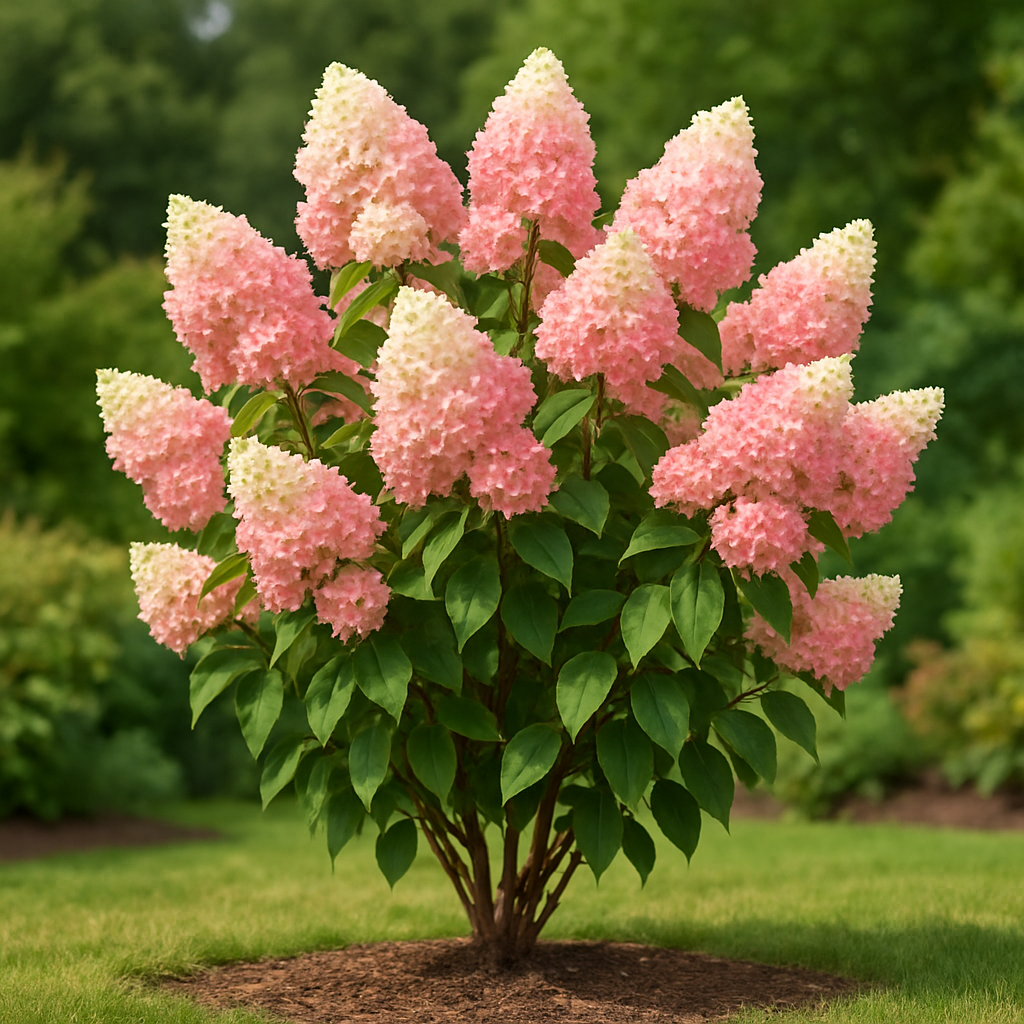 Hortensia paniculé, Hydrangea Paniculata Grandiflora, Limelight, Vanille Fraise - Hortensia paniculé, Hydrangea Paniculata Grandiflora, Limelight, Vanille Fra...