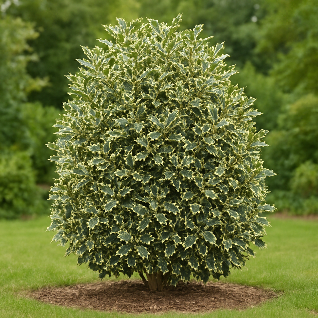 Houx panaché, Ilex Aquifolium Variegato - Houx panaché, Ilex Aquifolium Variegato