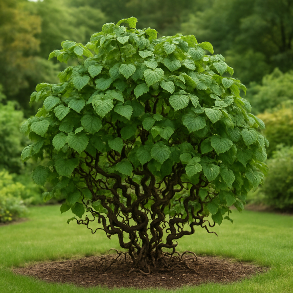 Noisetier tortueux, Corylus Corylus avellana Contorta - Noisetier tortueux, Corylus Corylus avellana Contorta