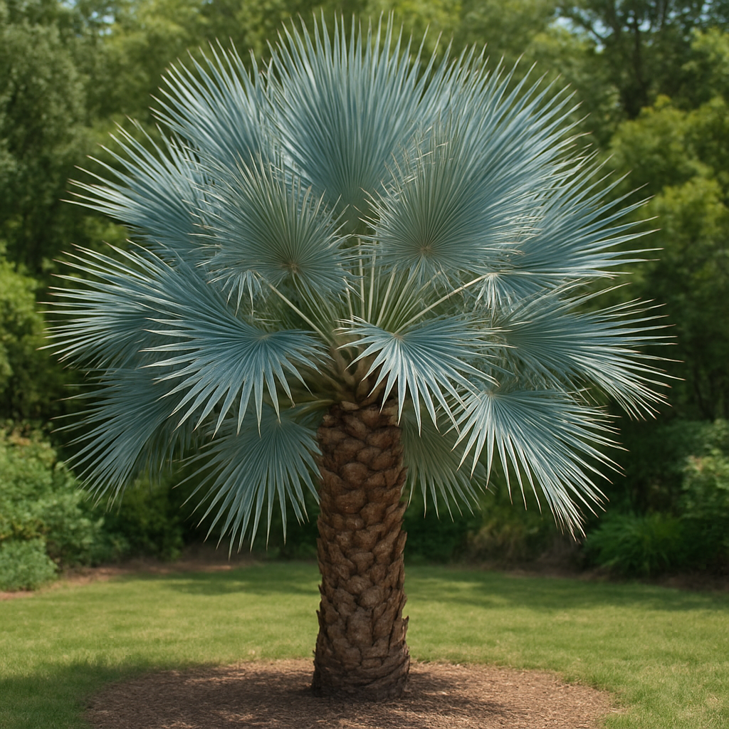 Palmier bleu du Mexique, Brahea Erythea - Palmier bleu du Mexique, Brahea Erythea