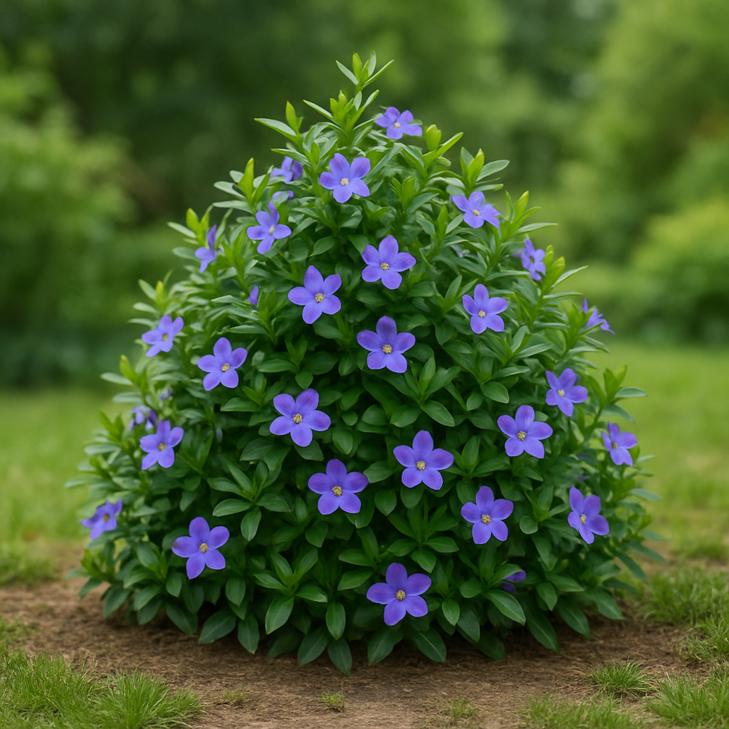Pervenche naine, Vinca Minor - La Pervenche naine (Vinca minor) est une plante vivace couvre-sol particulièrement appréciée pour sa capacité à vé...