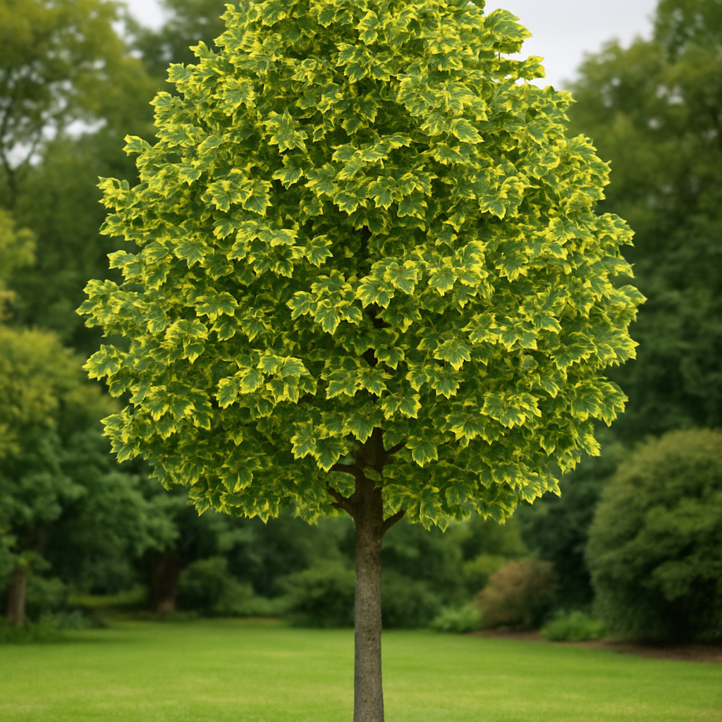 Tulipier panaché, Liriodendron Tulipifera Aureomarginatum - Tulipier panaché, Liriodendron Tulipifera Aureomarginatum