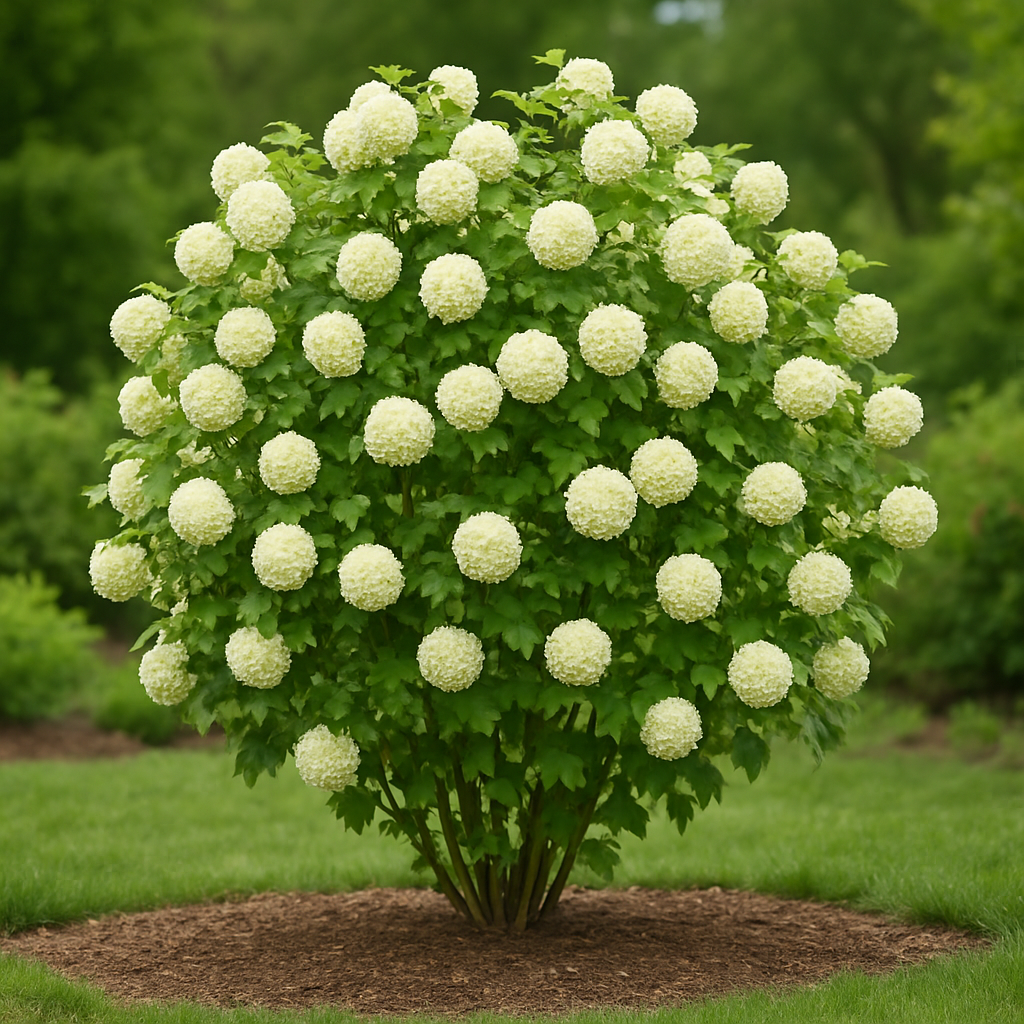 Viorne boule de neige, Viburnum Opulus Flore Pleno - Viorne boule de neige, Viburnum Opulus Flore Pleno